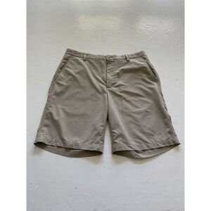 FJ Footjoy 36 x‎ 10" Khaki Flex Tech Wicking Performance Golf Shorts